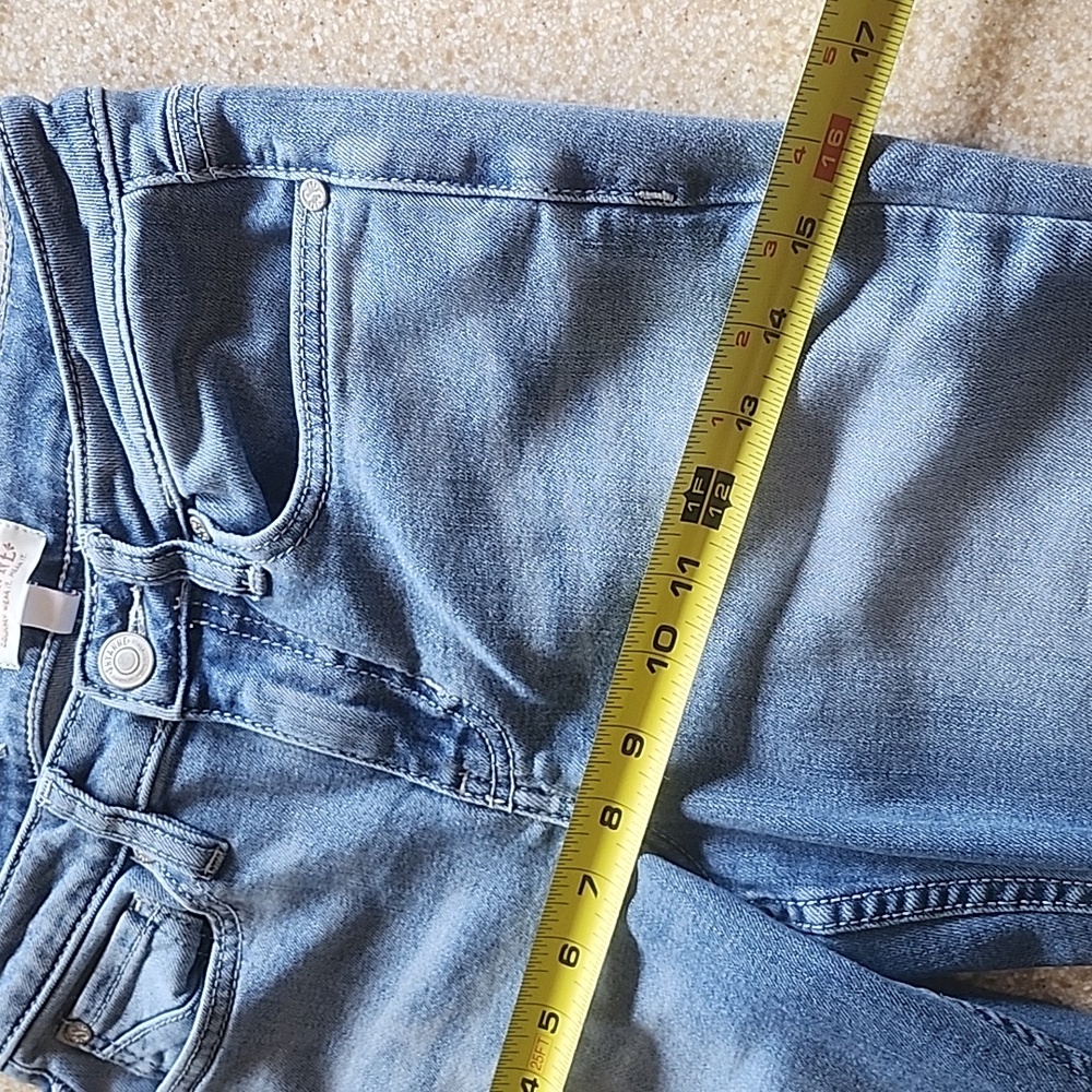 Shyanne Super Flare Distressed Western Jeans Size 28 - Picture 11 of 15